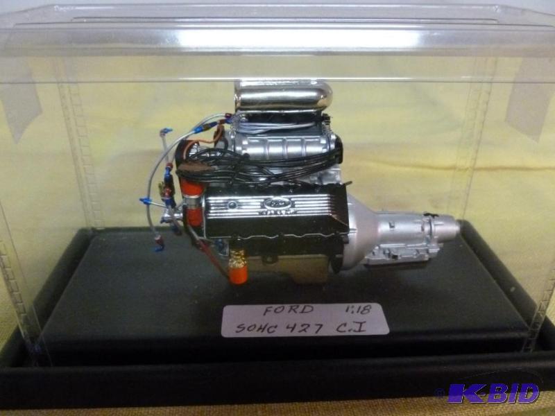lot 157 image: Ford SOHC 427 C.I 118 scale die cast motor i...