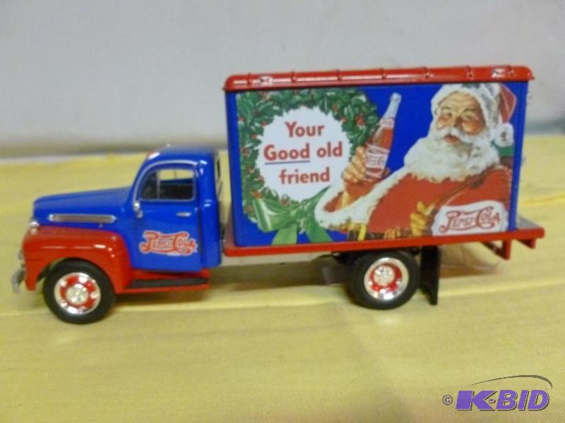 lot 198 image: Large Golden Sun Pepsi-Cola 1951 Ford 125 sc...