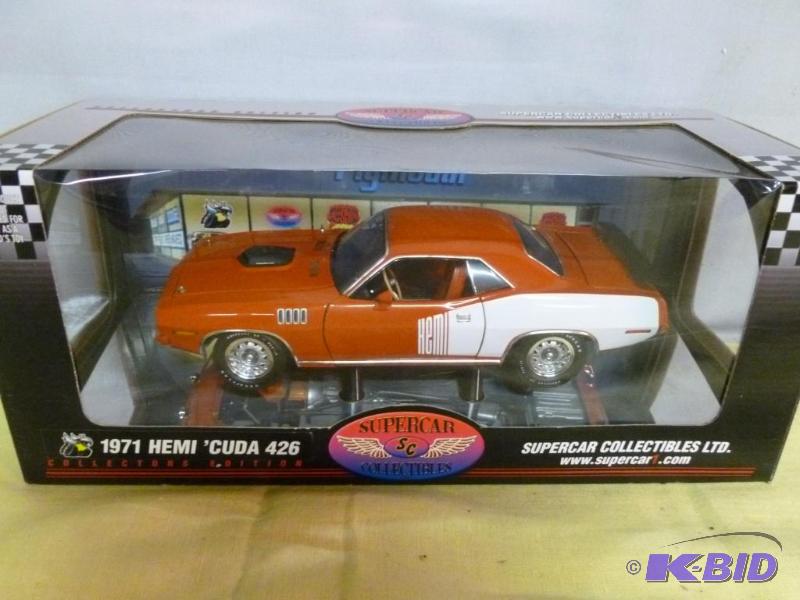 lot 217 image: Large Super Car Collectibles 1971 Hemi Cuda 4...
