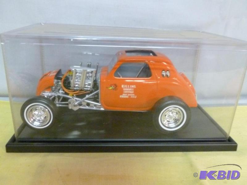 lot 242 image: Large Killens Gravel plastic model car with p...