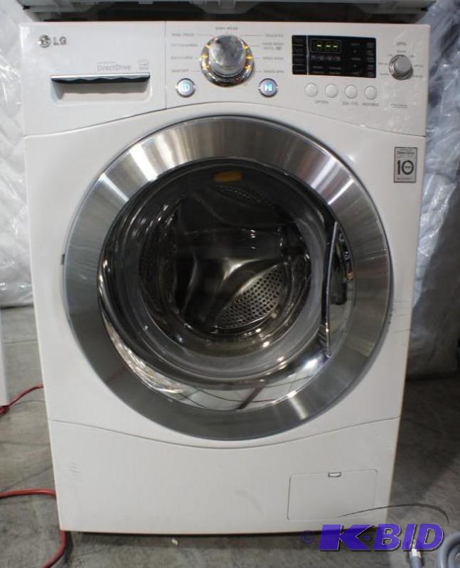 lot 13 image: New LG Washer Model # (WM1355HW) - Direct Dri...