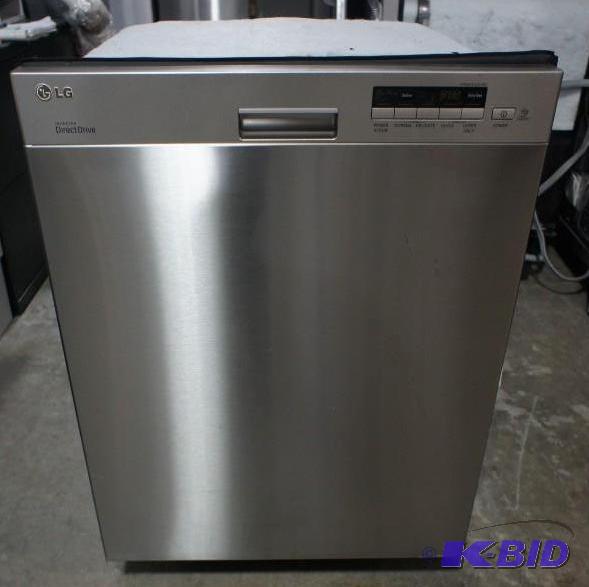 lot 7 image: New LG Dishwasher Model # (LDS5040ST) - Stain...