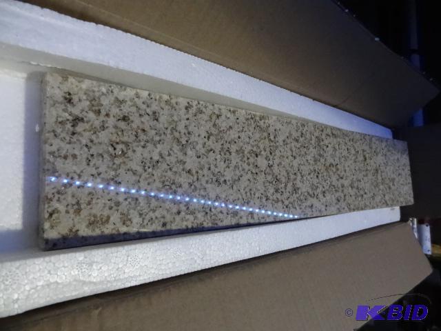 lot 19 image: 20" granite vanity top side splash....