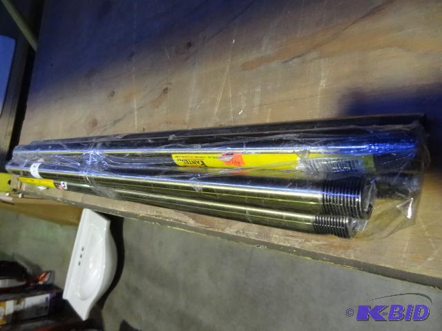 lot 21 image: Fantec 34 down rod extensions. Antique brass...