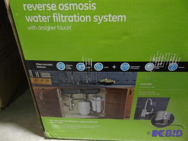 lot 26 image: Ge reverse osmosis water filtration system. S...