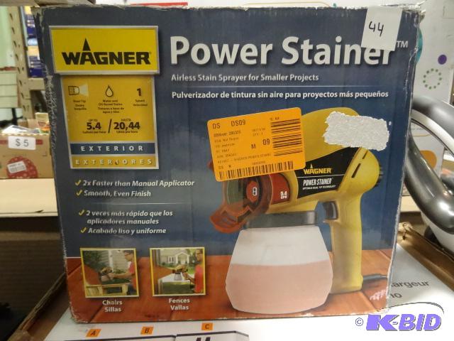 lot 44 image: Wagner power stainer. Store return...