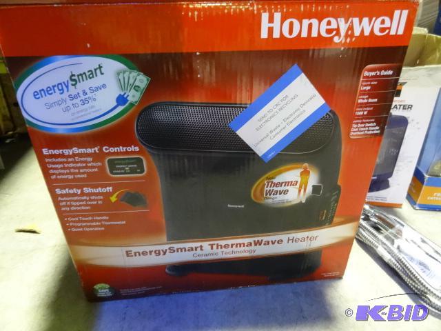 lot 45 image: Honeywell energy smart therma wave heater. Ne...