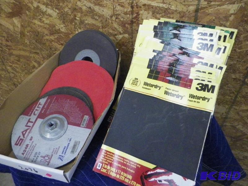 Cut-off wheels, Sanding discs, and Sand paper