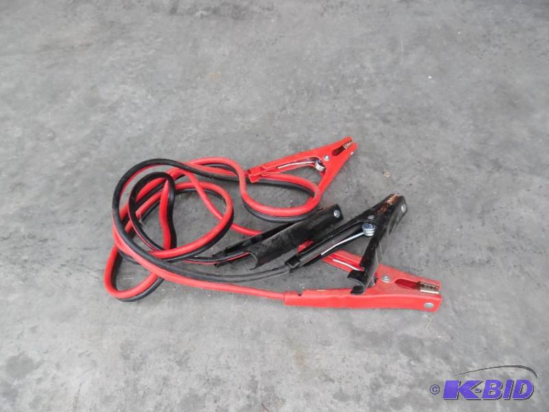 Jumper cables & water hose