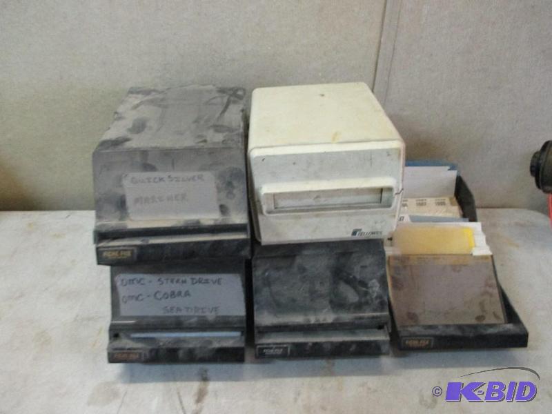 lot 20 image: OMCJohnsonMariner parts microfiches...