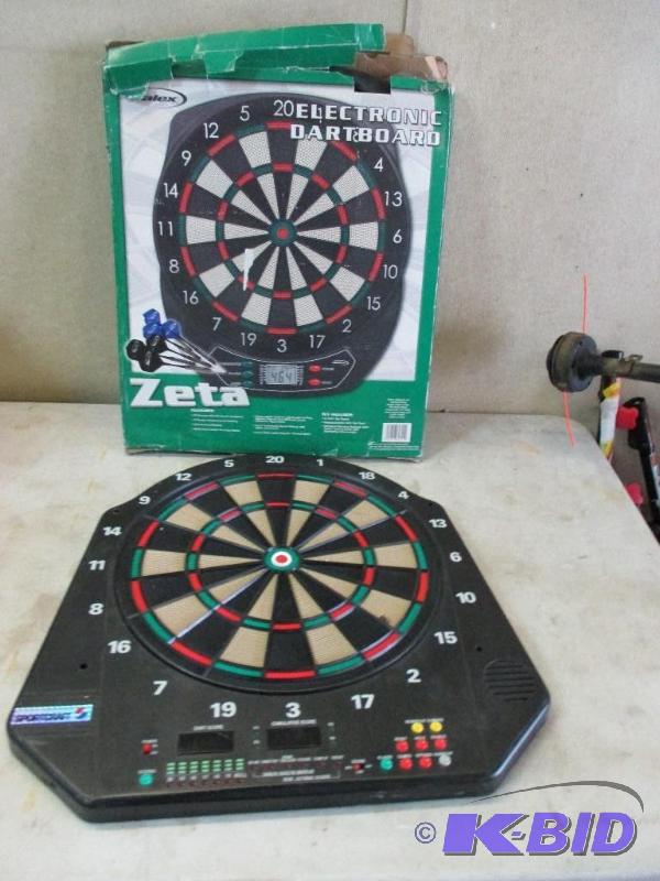 lot 25 image: 2 dart boards...