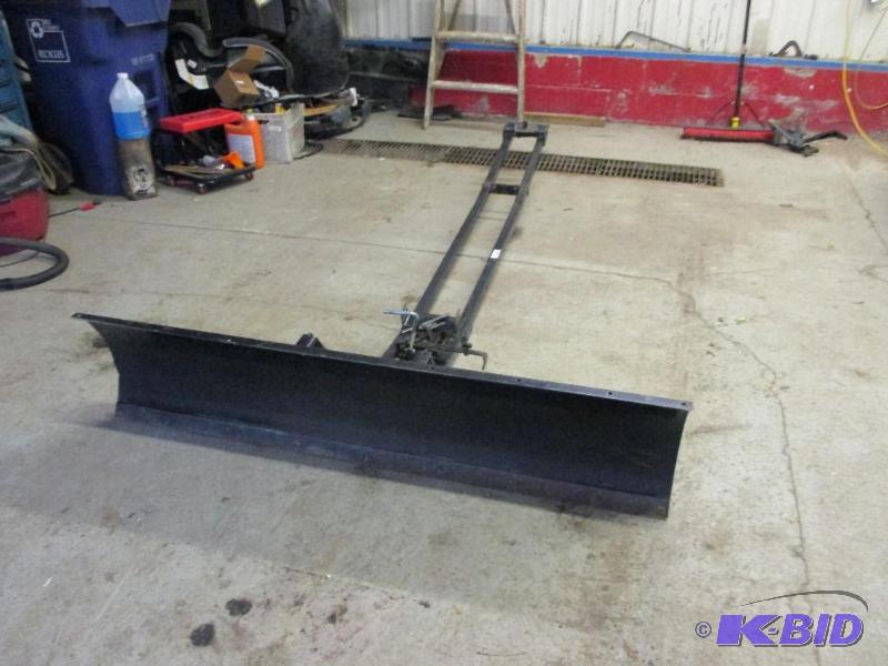 lot 8 image: 5 ft Polaris snowplow, came off 2003 polaris ...