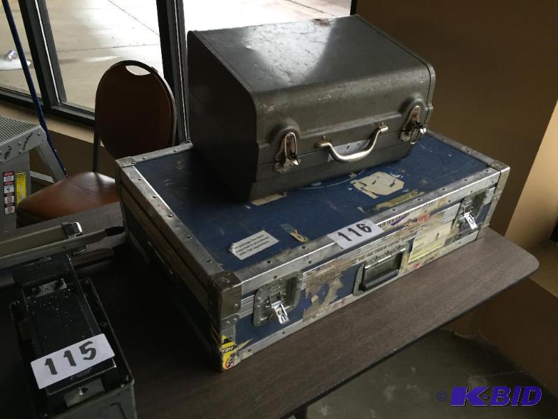 lot 116 image: Lot of 2 misc cases....