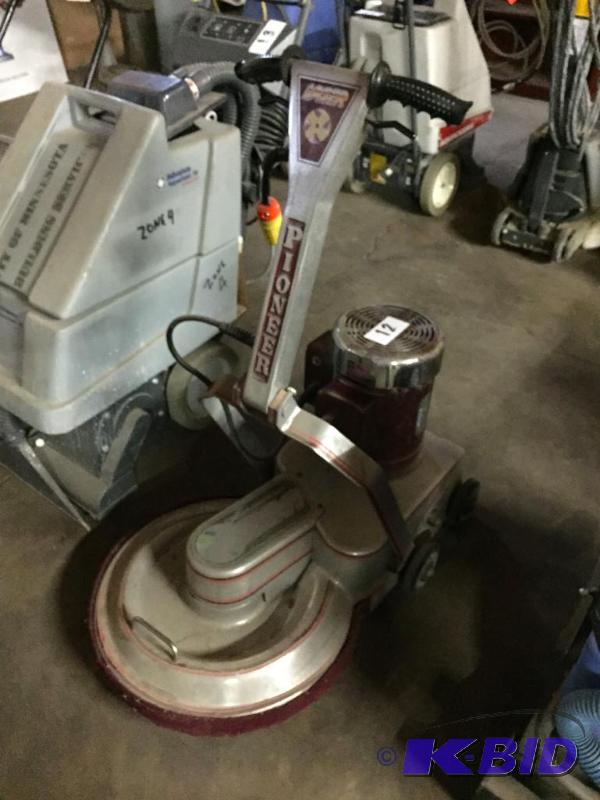 lot 12 image: Pioneer Laser floor buffer  scrubber....