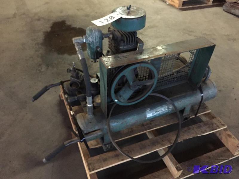 lot 128 image: Rol-Air air compressor....