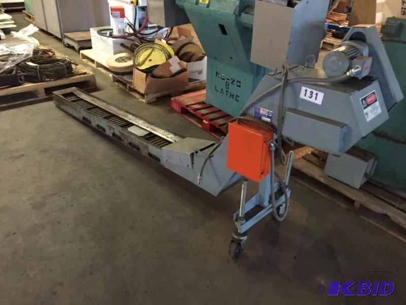 lot 131 image: Hennig chip conveyor unit....