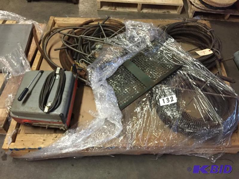 lot 132 image: Ridgid Kollmann K-60 sectional drain cleanout...