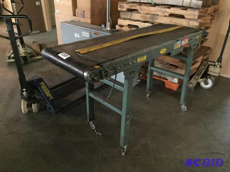lot 137 image: Hytrol powered conveyor...