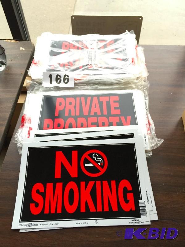 lot 166 image: Lot of new &quotprivate property" and &...