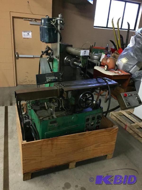 lot 2 image: Schaffner F7-SV horizontal mill machine....