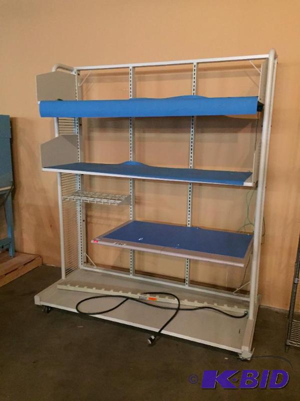 lot 240 image: Large rack  shelf unit....