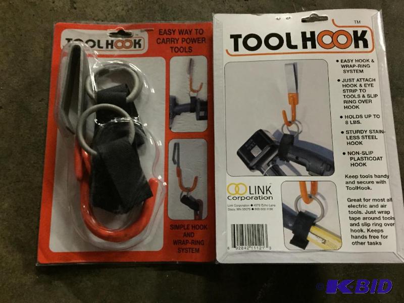 lot 252 image: Lot of 8 Tool Hook belt clip tool strap syste...
