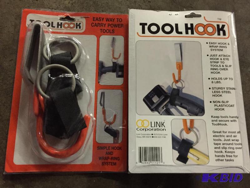 lot 256 image: Lot of 8 Tool Hook belt clip tool strap syste...