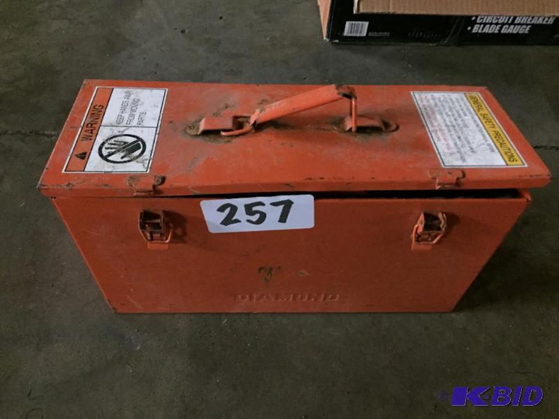 lot 257 image: Diamond rebar cutter 34" capacity....