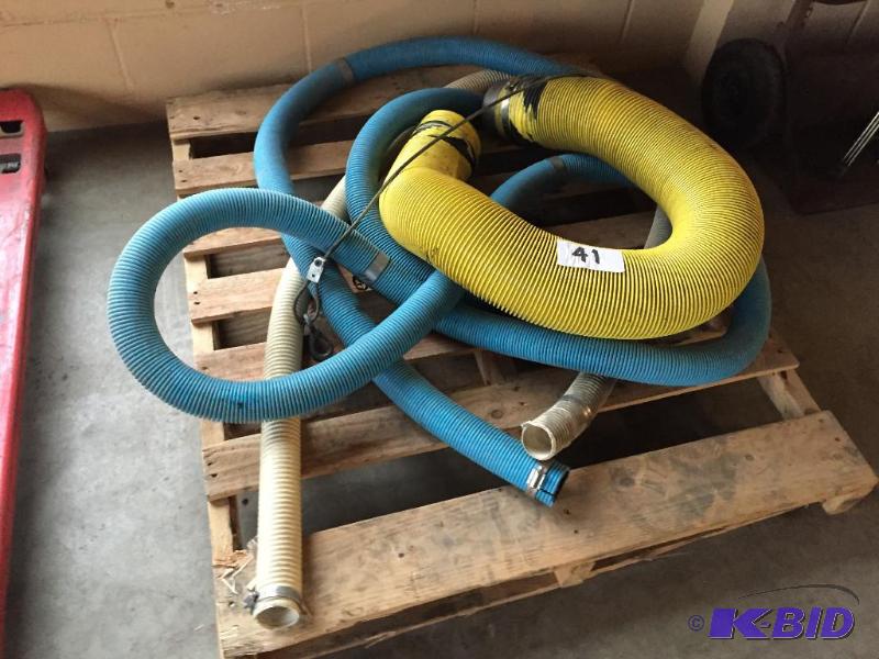 lot 41 image: Lot of heavy duty flexible hose....