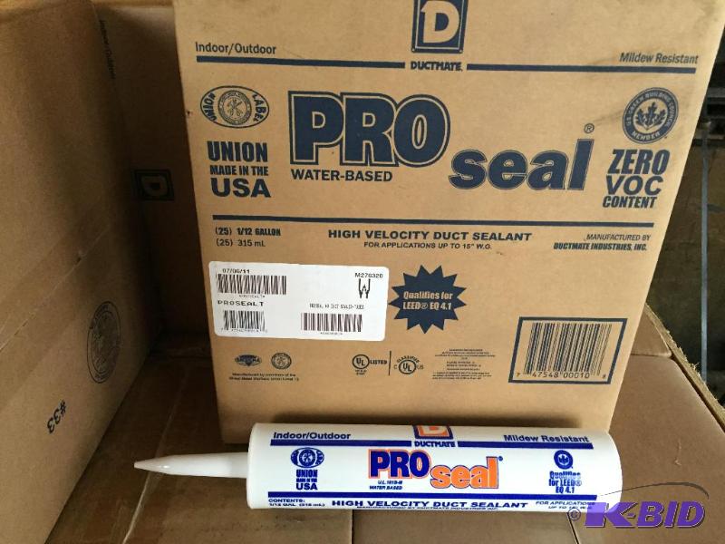 lot 70 image: 6 cases (boxes) of 25 count tubes of ProSeal ...