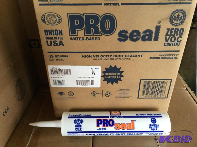 lot 71 image: 6 cases (boxes) of 25 count tubes of ProSeal ...