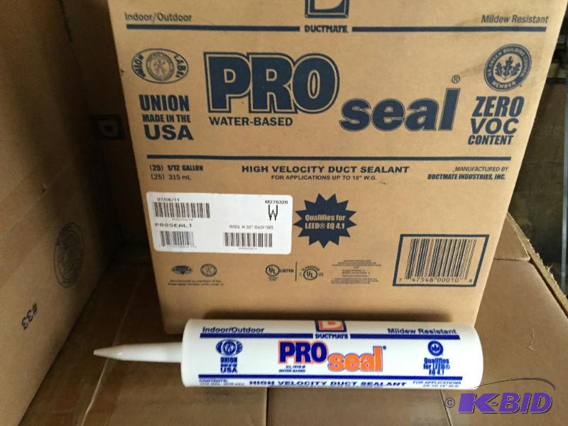 lot 73 image: 6 cases (boxes) of 25 count tubes of ProSeal ...