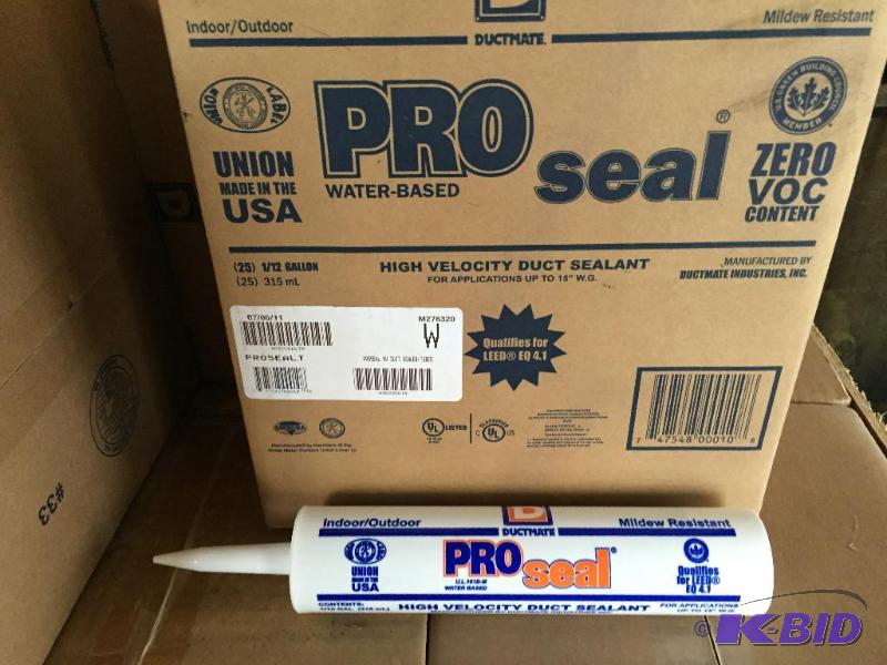 lot 74 image: 6 cases (boxes) of 25 count tubes of ProSeal ...