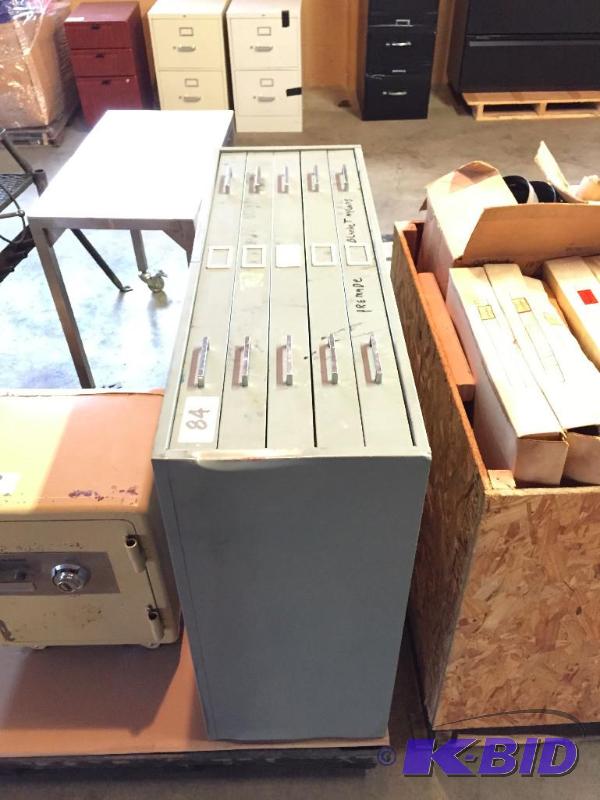 lot 84 image: Foster brand flat file for maps  plans  blu...