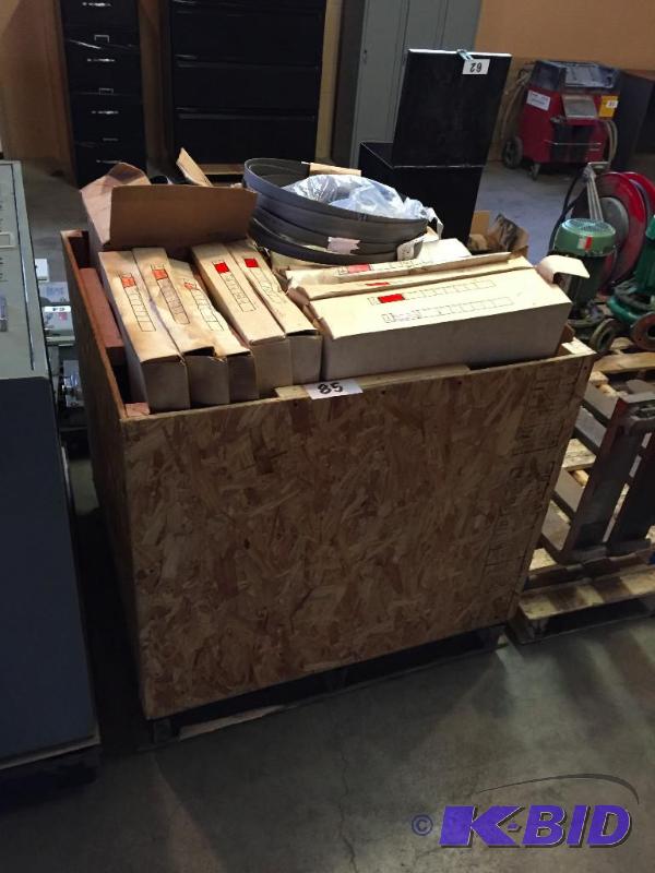 lot 85 image: Large lot of misc new bandsaw blades....