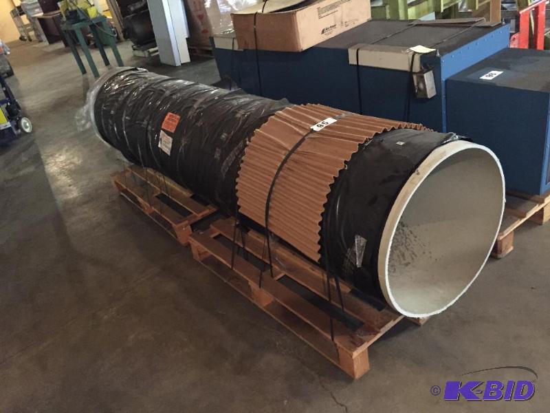 lot 95 image: Large diameter heavy duty PVC tube (could be ...
