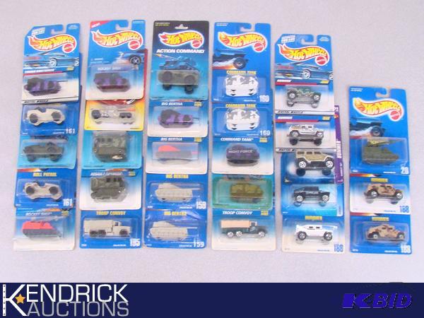 28 New Hot Wheels Military Type Trucks