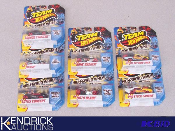 7 New Team Hot Wheels High-Speed Wheel Cars