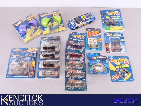 17 New Hot Wheels Specialty Cars, and 1 Racing Champion Race Car
