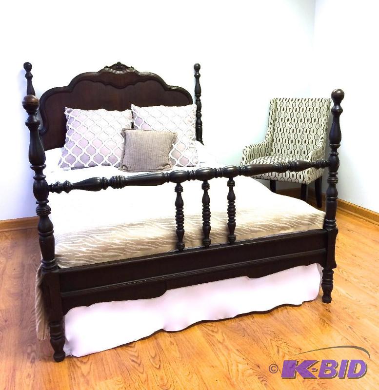 Pre Civil War era Walnut Bed