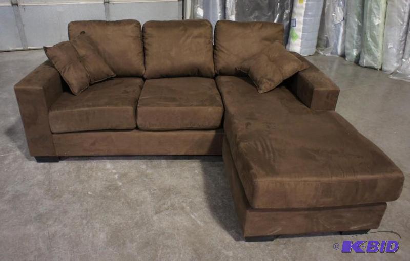 New Lifestyle Solutions Brown Sofa with Chais...