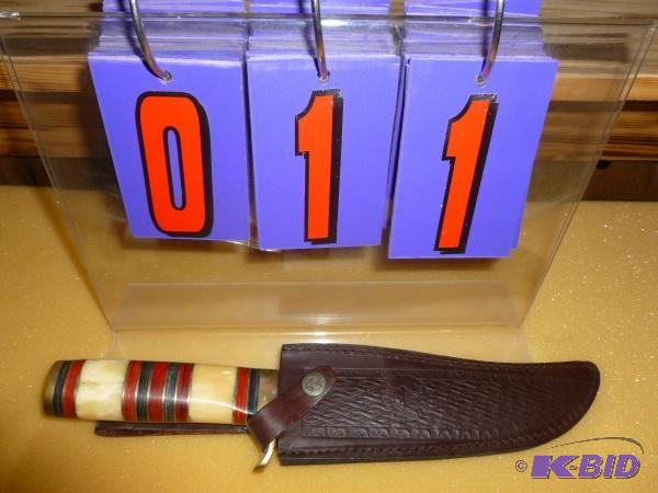 lot 11 image: Western style hinting knife. 13" overall...