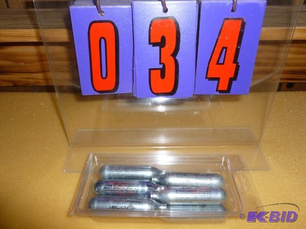 lot 34 image: Box of 10 co2 air cartridges. As shown. Terms...