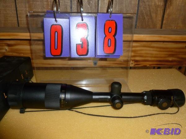 lot 38 image: bec lighter rifle scope. 3 x 9 x 50. Used con...