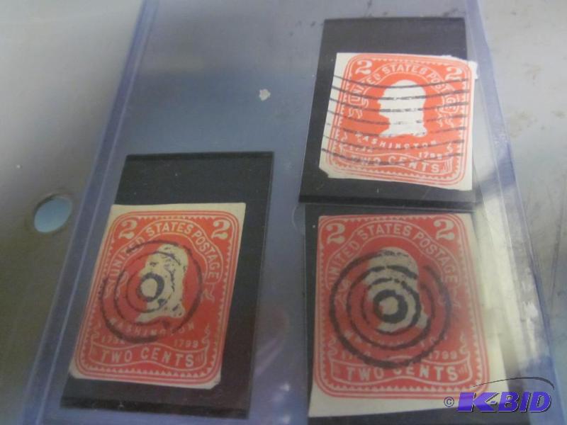 lot 55 image: Lot of (3) U407 Stamps, with book value of $3...