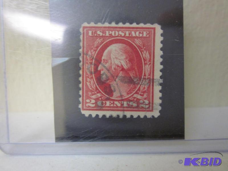 lot 60 image: George Washington $0.02 cent stamp, 5001A wit...