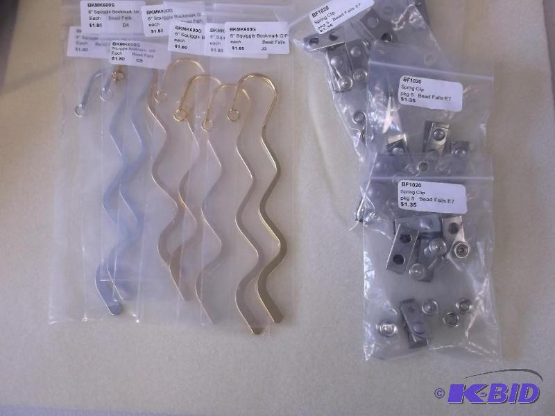 Bookmarkers &amp Spring clips....