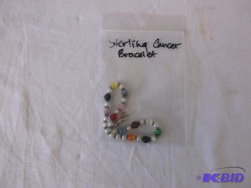 Sterling Silver Cancer Bracelet....