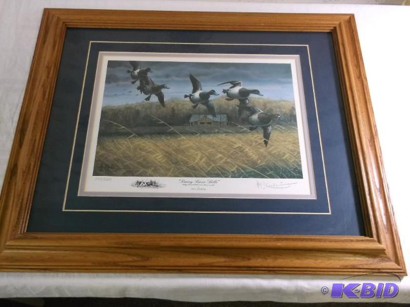 Beautiful Les Kouba print &quotRainy River B...