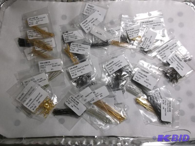 Eye pins ,headpins and ear wires....